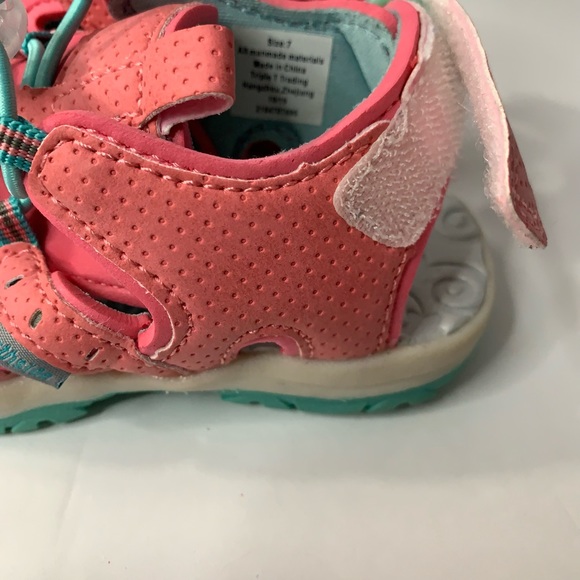 Northside girls outdoor shoes-sandals pink/ blue size 7, 9, 10,various NWOT - Picture 4 of 14